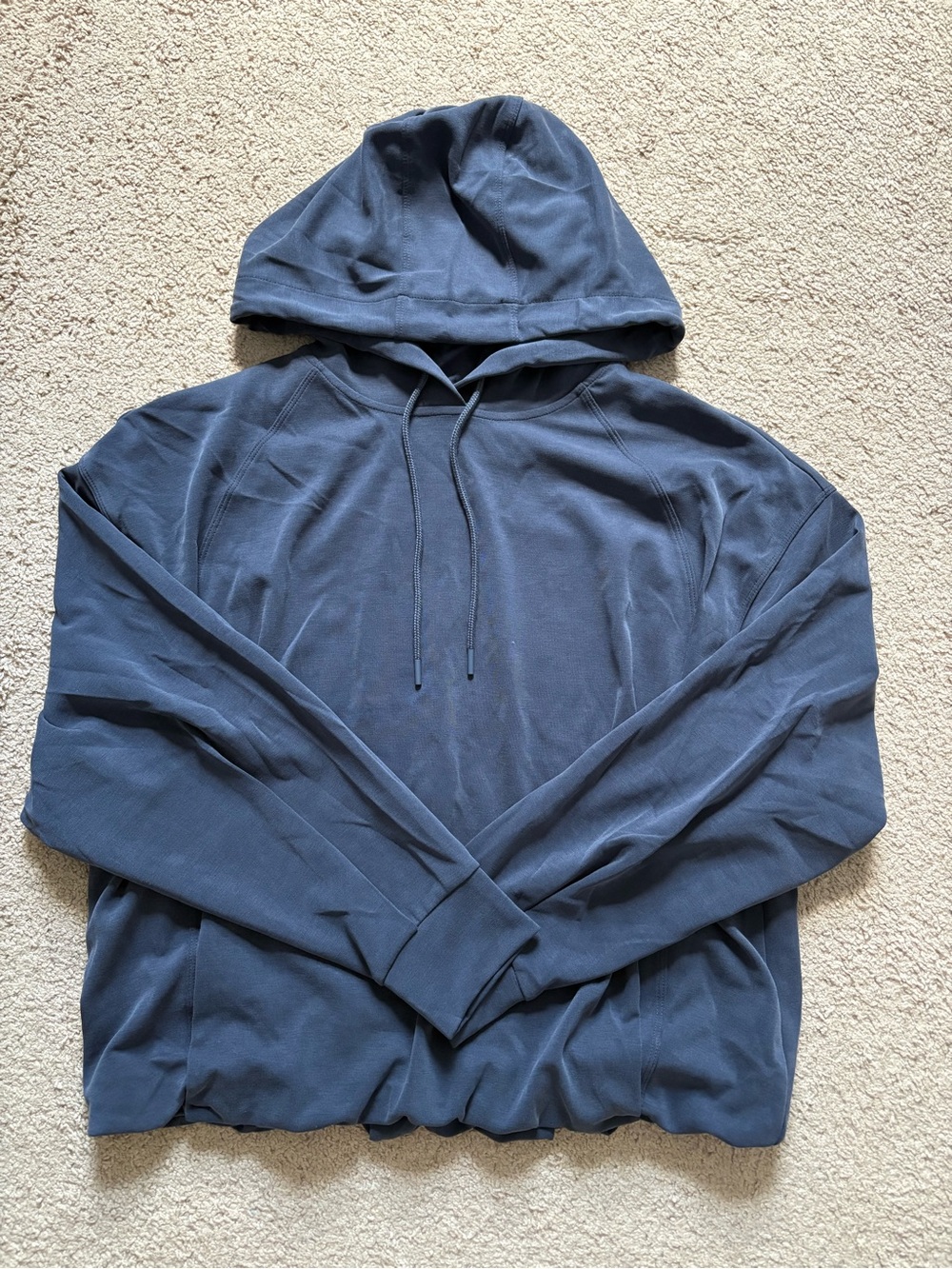 Athleta Seasoft Bubble Hem Hoodie •Size L